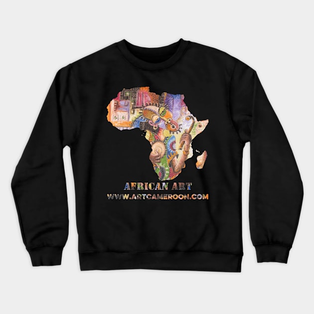 The Drummer Crewneck Sweatshirt by ArtCameroon